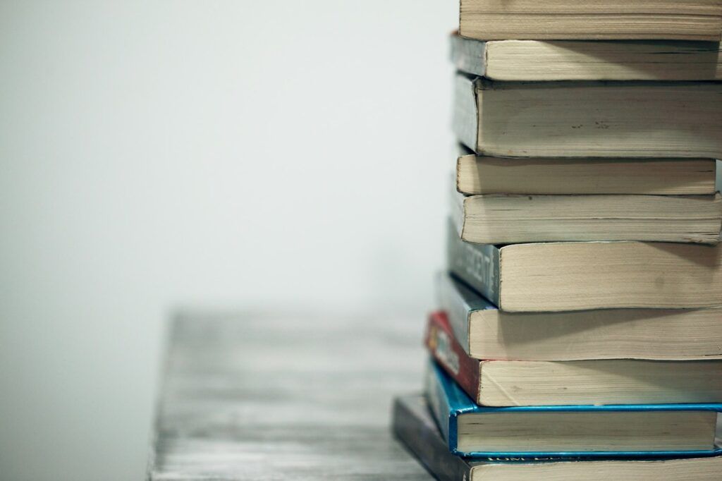 Reader holding a book