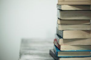 Reader holding a book